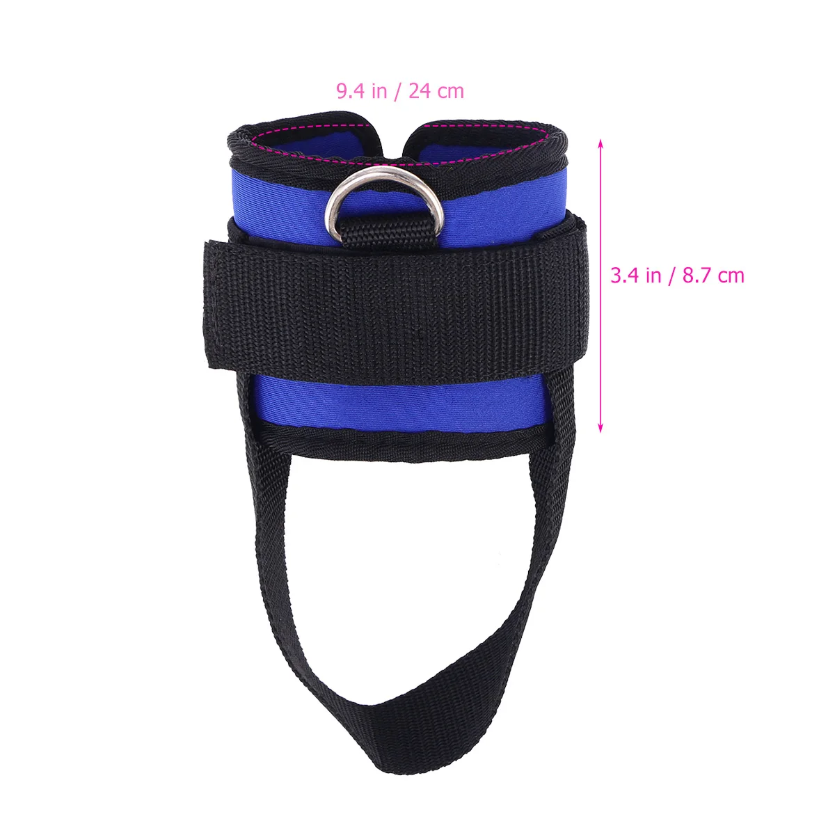 Ankle Strap for Lower Body Exercises Padded Cuff Adjustable Blue Cable Kickback Straps Leg Extensions Curls Hip Abductors
Ankle Strap for Lower Body Exercises Padded Cuff Adjustable Blue Cable Kickback Straps Leg Extensions Curls Hip Abductors