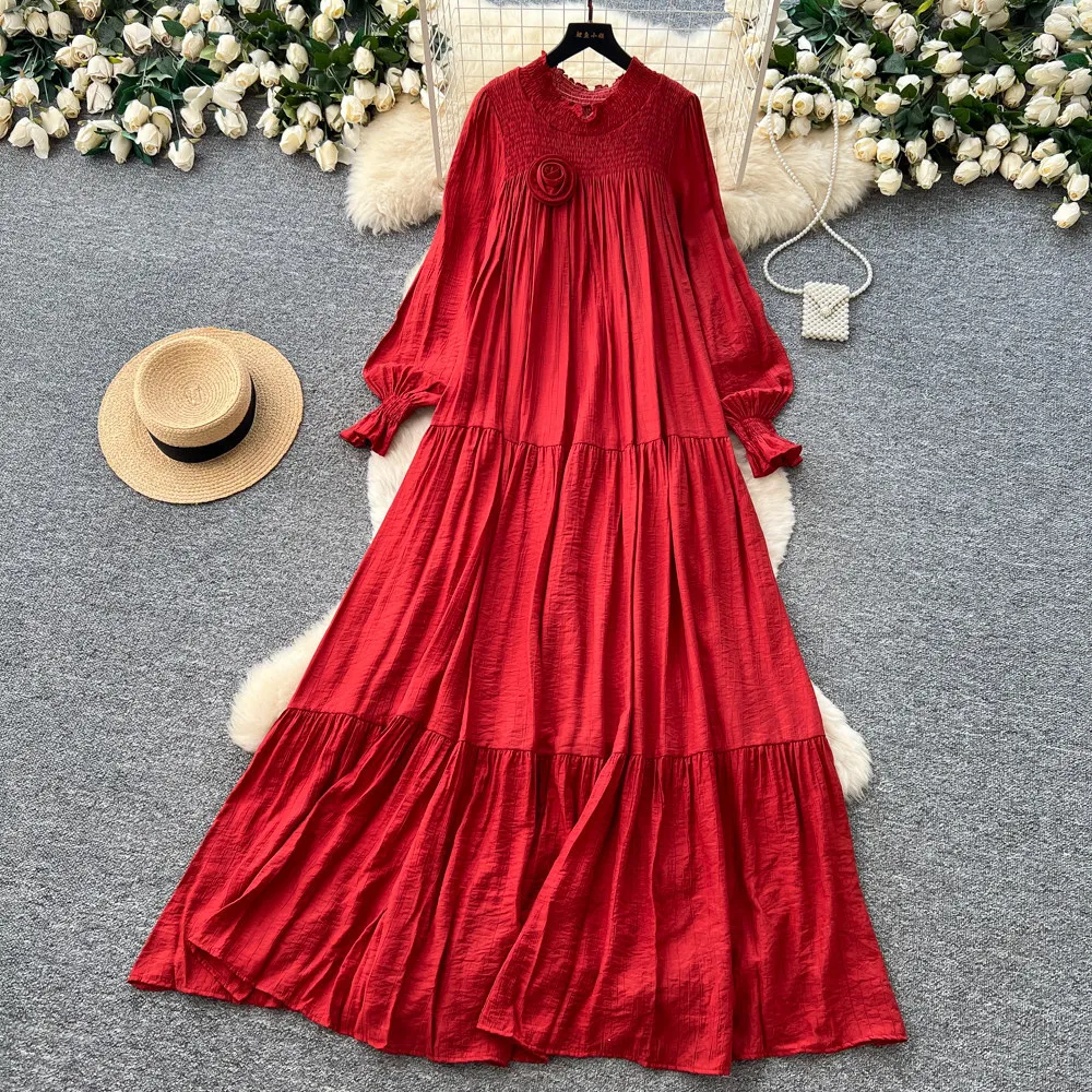 Long Dress Women Dresses A Line Vestidos Y2k Streetwear Round Neck Full Sleeve Ruffles Casual Loose Elegant Party Night Work
Long Dress Women Dresses A Line Vestidos Y2k Streetwear Round Neck Full Sleeve Ruffles Casual Loose Elegant Party Night Work
