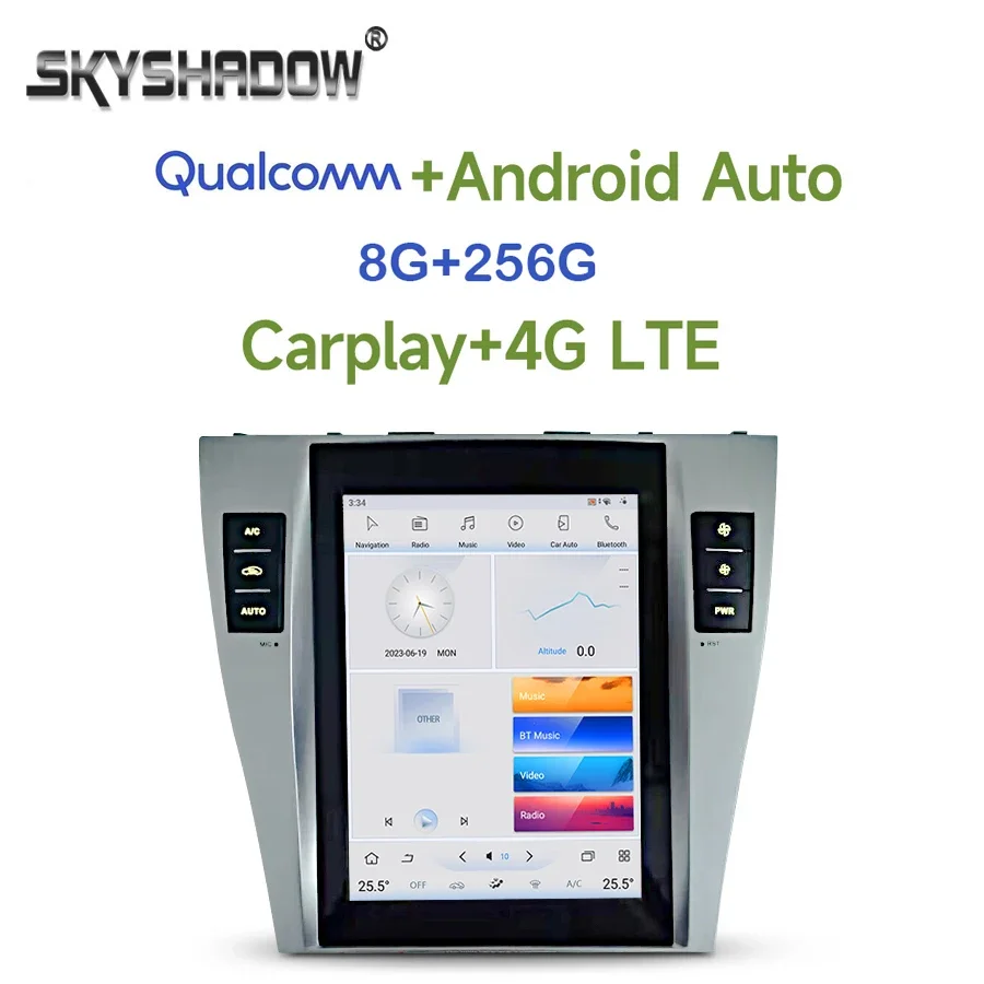 Tesla Qualcomm Carplay автомобильный DVD-плеер DSP Android 8. 0 8G + 11,0G 4G LTE Wifi Bluetooth RDS радио GPS для Toyota CAMRY 256-2006
Tesla Qualcomm Carplay автомобильный DVD-плеер DSP Android 8. 0 8G + 11,0G 4G LTE Wifi Bluetooth RDS радио GPS для Toyota CAMRY 256-2006