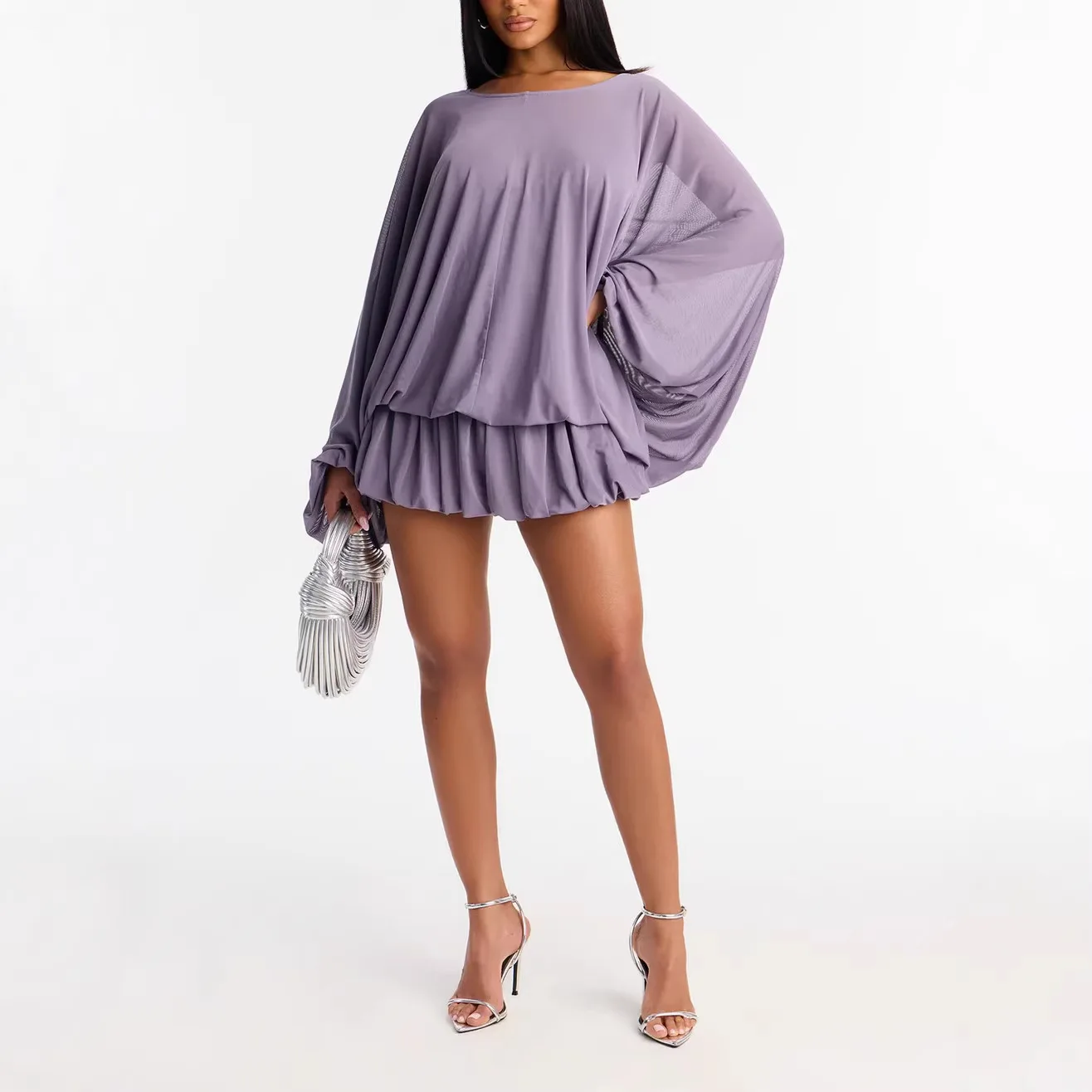 Summer Casual Long Sleeve Loose Mini Dress Women 2026 Fashion Backless Short Dresses Elegant
Summer Casual Long Sleeve Loose Mini Dress Women 2026 Fashion Backless Short Dresses Elegant