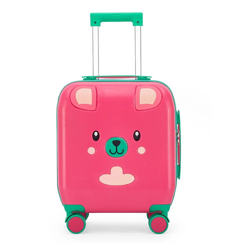 New 18 inch Suitcase Cartoon Children's Luggage with Cup Holder Customs Lock Boarding Trolley Case Kids Gift Travel Suitcases 
New 18 inch Suitcase Cartoon Children's Luggage with Cup Holder Customs Lock Boarding Trolley Case Kids Gift Travel Suitcases