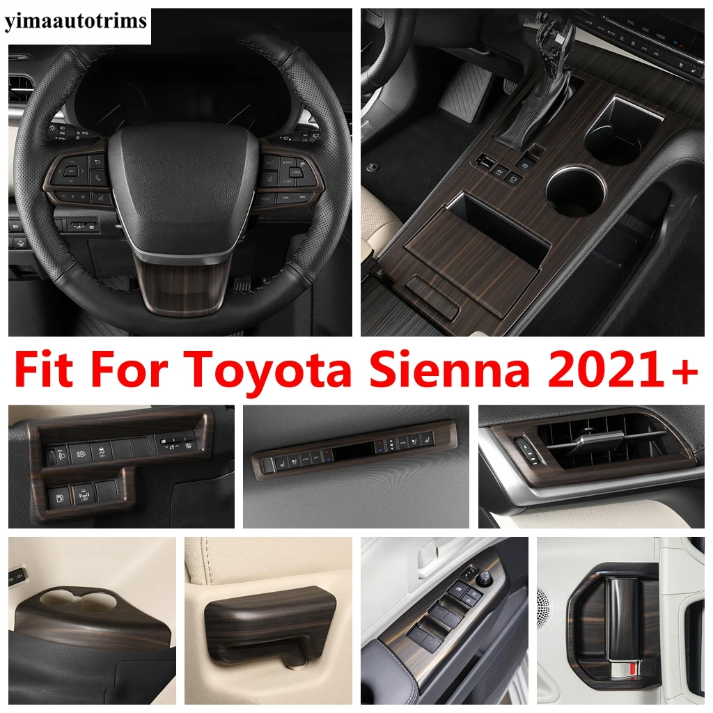 Head Light / Water Cup / Shift Gear Panel / Dashboard Frame Cover Trim For Toyota Sienna 2021 - 2025 ABS Wood Grain Accessories
Head Light / Water Cup / Shift Gear Panel / Dashboard Frame Cover Trim For Toyota Sienna 2021 - 2025 ABS Wood Grain Accessories