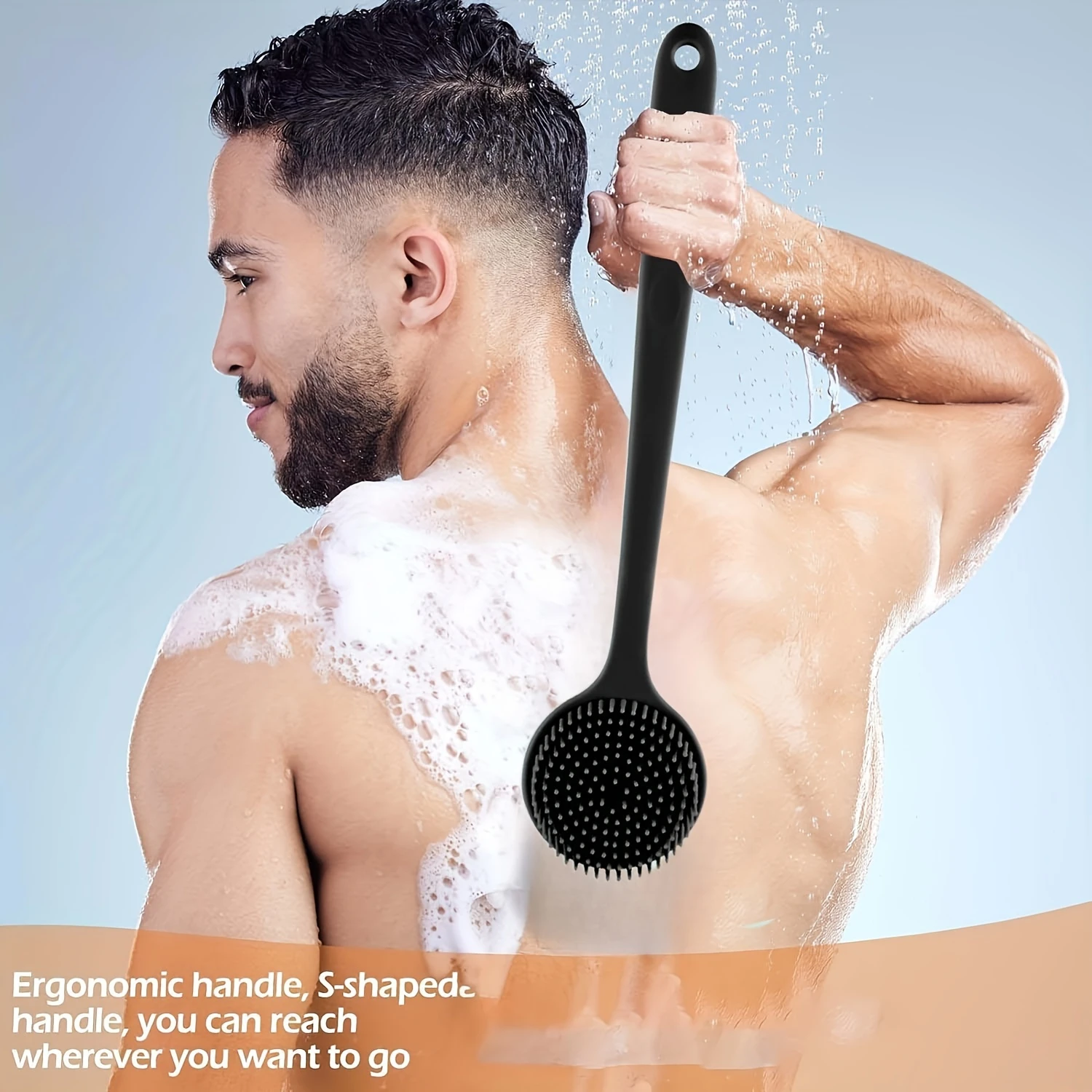 Ergonomic Long Handle Shower Brush - Soft Bristles for Full Body Cleanse, Unisex Design for Ultimate Comfort and Cleanliness
Ergonomic Long Handle Shower Brush - Soft Bristles for Full Body Cleanse, Unisex Design for Ultimate Comfort and Cleanliness