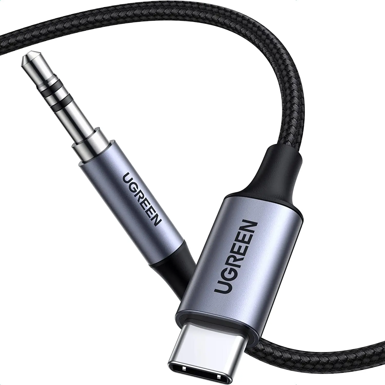 UGREEN USB Type C to 3.5mm Male Aux Jack Cable for Car 3.3ft Audio Adapter Car Auxiliary Braided Cable
UGREEN USB Type C to 3.5mm Male Aux Jack Cable for Car 3.3ft Audio Adapter Car Auxiliary Braided Cable
