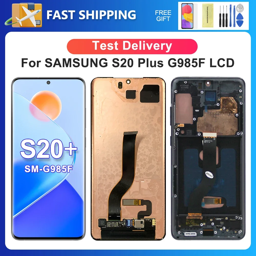 S20 Plus для Samsung 6,7 ''для S20 + G985 G985F G985F/DS ЖК-дисплей, сменный преобразователь сенсорного экрана в сборе
S20 Plus для Samsung 6,7 ''для S20 + G985 G985F G985F/DS ЖК-дисплей, сменный преобразователь сенсорного экрана в сборе