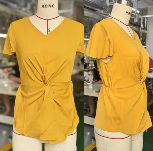 2026 Elegant New Fashion Versatile Women's New V-Neck Twisted Waist Flying Sleeve Top Solid Color Elegant T-Shirt
2026 Elegant New Fashion Versatile Women's New V-Neck Twisted Waist Flying Sleeve Top Solid Color Elegant T-Shirt