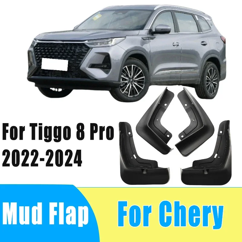 4pcs Auto Tire Mudguard Waterproof Prevent Mud Splashing Car Mud Flap Fender Trim Accessories For Chery Tiggo 8 Pro 2022-2024
4pcs Auto Tire Mudguard Waterproof Prevent Mud Splashing Car Mud Flap Fender Trim Accessories For Chery Tiggo 8 Pro 2022-2024