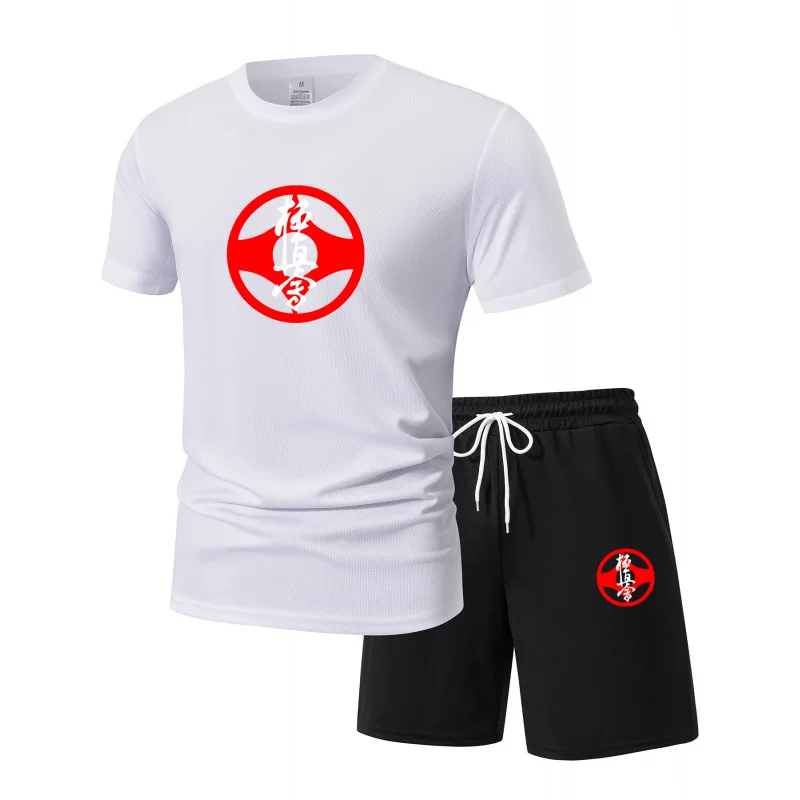 Summer Men's Kyokushin Karate Logo Print round Neck T-Shirt And Elastic Waist Sports Shorts Set Breathable Fashion Outfit
Summer Men's Kyokushin Karate Logo Print round Neck T-Shirt And Elastic Waist Sports Shorts Set Breathable Fashion Outfit