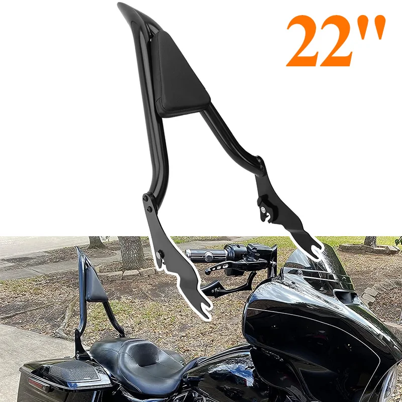 Rear Passenger Backrest For Harley Touring Road King CVO Road Glide Street Glide 2009-2022 Motorcycle Detachable Sissy Bar Pad
Rear Passenger Backrest For Harley Touring Road King CVO Road Glide Street Glide 2009-2022 Motorcycle Detachable Sissy Bar Pad