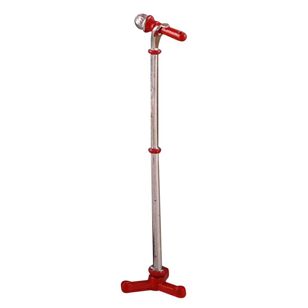9.3cm Dollhouse Miniature Microphone Model Aluminium alloy Microphone Props Dollhouse Microphone Miniature Furniture Accessories
9.3cm Dollhouse Miniature Microphone Model Aluminium alloy Microphone Props Dollhouse Microphone Miniature Furniture Accessories