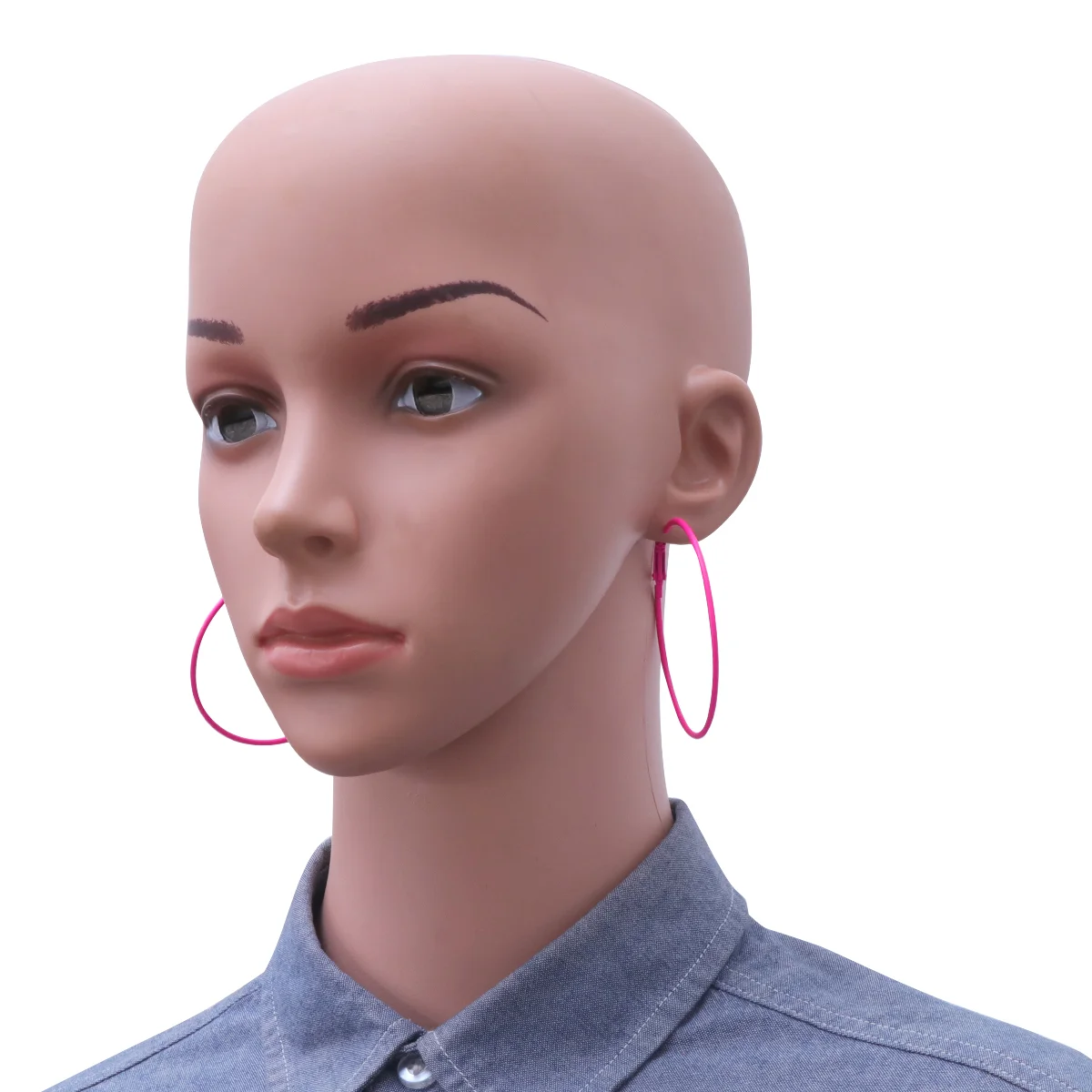 Alloy Geometric Circle Earrings Simple Large Round Earbobs Circle Earrings for Woman Lady Girl Rose Red (About 6cm)
Alloy Geometric Circle Earrings Simple Large Round Earbobs Circle Earrings for Woman Lady Girl Rose Red (About 6cm)