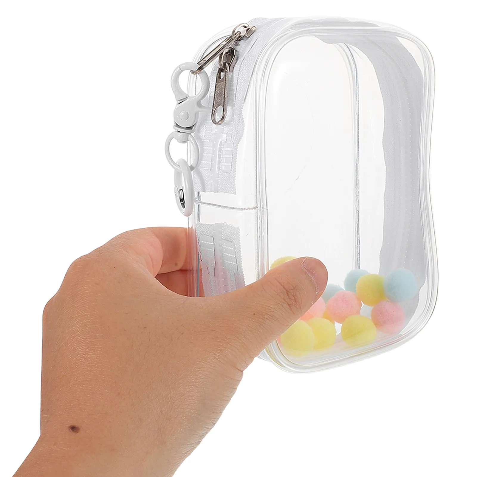 Small Clear Display Pouch PVC Double Zipper Keychain Portable Storage Organizer for Stuffed Animal Storage and Display
Small Clear Display Pouch PVC Double Zipper Keychain Portable Storage Organizer for Stuffed Animal Storage and Display