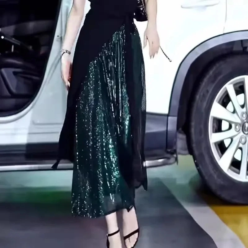 Elegant Skirt for Women Clothing Spring Summer Mesh Skirts 2024 New Elastic High Waisted slim Wrap Skirt
Elegant Skirt for Women Clothing Spring Summer Mesh Skirts 2024 New Elastic High Waisted slim Wrap Skirt