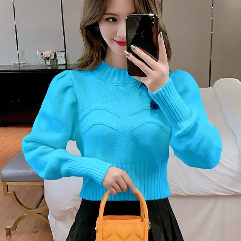2023 Spring Autumn Women New Thick Short Knitted Tops Female Korean Twist Sweater Tops Ladies Solid Color Pullover Tops T432
2023 Spring Autumn Women New Thick Short Knitted Tops Female Korean Twist Sweater Tops Ladies Solid Color Pullover Tops T432