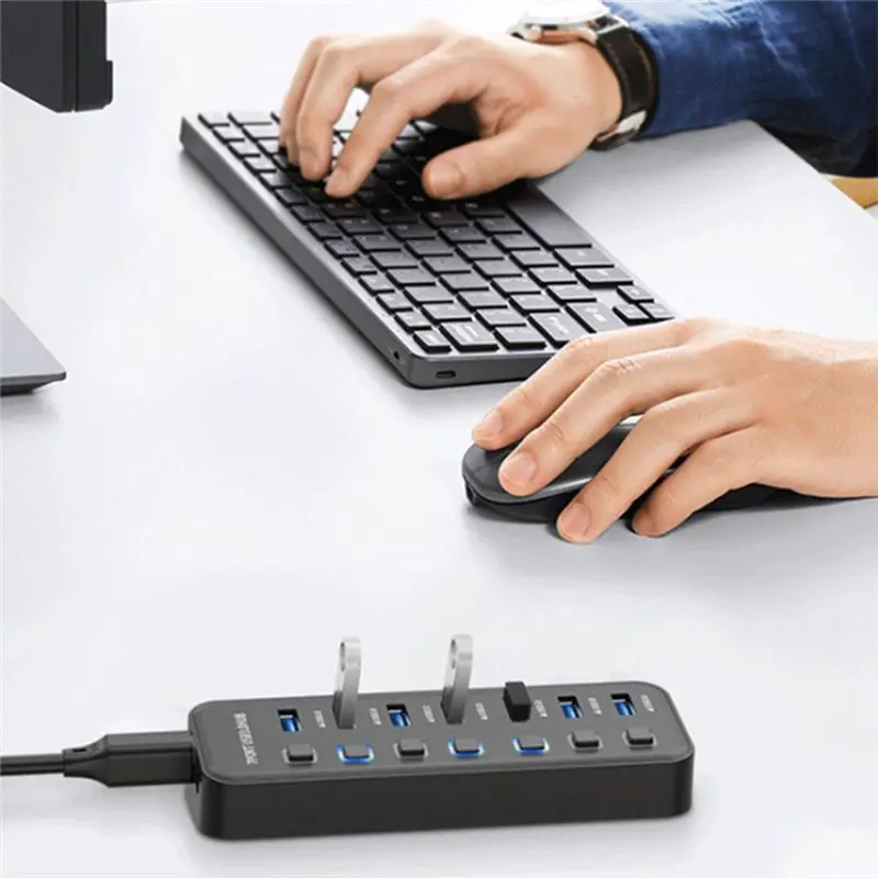 *A14E USB-концентратор 3.0, 7 портов, USB-концентратор данных, высокоскоростной расширитель USB-порта 5 Гбит/с для различных USB-устройств
*A14E USB-концентратор 3.0, 7 портов, USB-концентратор данных, высокоскоростной расширитель USB-порта 5 Гбит/с для различных USB-устройств
