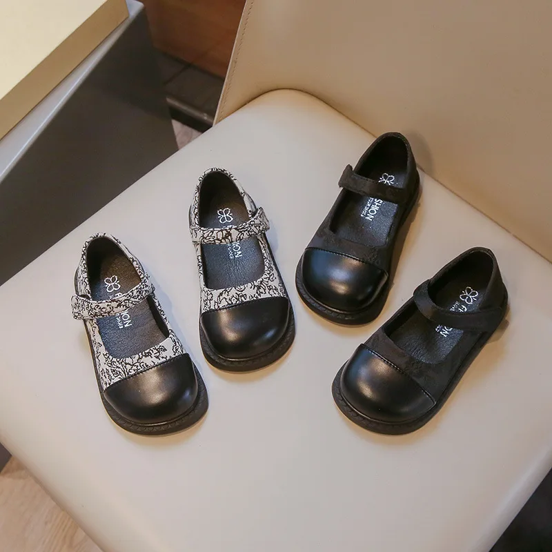 Korean Style Versatile Kids Causal Princess Walking Shoes Spring Autumn Girl Leather Shoe Fashion Non-slip Children's Flats
Korean Style Versatile Kids Causal Princess Walking Shoes Spring Autumn Girl Leather Shoe Fashion Non-slip Children's Flats