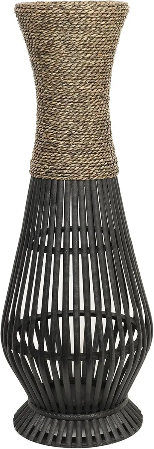 Bamboo Wood Floor Vase 26" Tall for Dried Floral Arrangements Home Office Wedding Gift
Bamboo Wood Floor Vase 26" Tall for Dried Floral Arrangements Home Office Wedding Gift