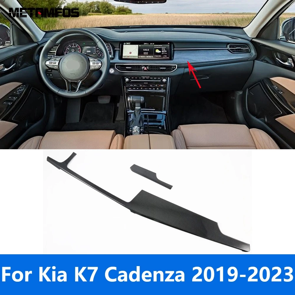 Накладка на панель приборной панели центральной консоли, наклейка для Kia K7 Cadenza 2019-2022 2023, аксессуары из углеродного волокна, Стайлинг автомобиля
Накладка на панель приборной панели центральной консоли, наклейка для Kia K7 Cadenza 2019-2022 2023, аксессуары из углеродного волокна, Стайлинг автомобиля