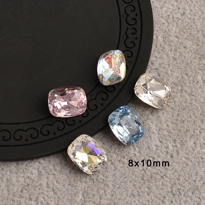 Sharp Bottomed Pillow Shaped Nail Art Rhinestone High-Quality Crystal Glass Oval 3 Manicure DIY Decoration 8*10MM
Sharp Bottomed Pillow Shaped Nail Art Rhinestone High-Quality Crystal Glass Oval 3 Manicure DIY Decoration 8*10MM