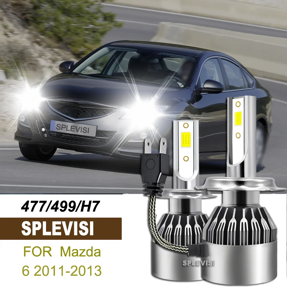 2Pcs LED Car Headlamp Bulbs 6000K White 300% Brighter Chips Hight Bright Lamp For Mazda 6 2011 2012 2013 h7 led headlight
2Pcs LED Car Headlamp Bulbs 6000K White 300% Brighter Chips Hight Bright Lamp For Mazda 6 2011 2012 2013 h7 led headlight