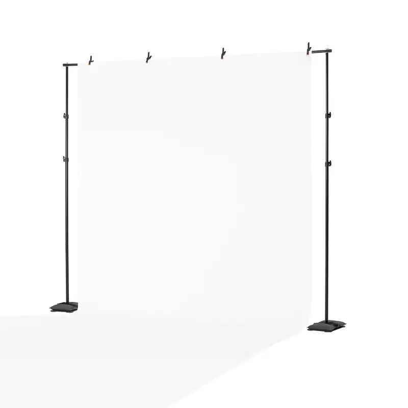 Free Shipping-Backdrop Stand, 8.5 x 10 ft Adjustable Photo Backdrop Stand Kit, Portable Background Backdrop Stand with 7 Crossbars, Heavy Duty Projector Screen Stand, for Wedding, Photo Video Studio & Party
Free Shipping-Backdrop Stand, 8.5 x 10 ft Adjustable Photo Backdrop Stand Kit, Portable Background Backdrop Stand with 7 Crossbars, Heavy Duty Projector Screen Stand, for Wedding, Photo Video Studio & Party
