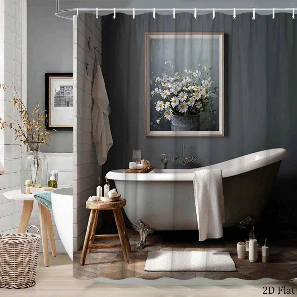 Waterproof Shower Curtain Gray Bathroom Curtain 180x200cm Modern Privacy Shower Screen for Luxury Home Spa Decor
Waterproof Shower Curtain Gray Bathroom Curtain 180x200cm Modern Privacy Shower Screen for Luxury Home Spa Decor