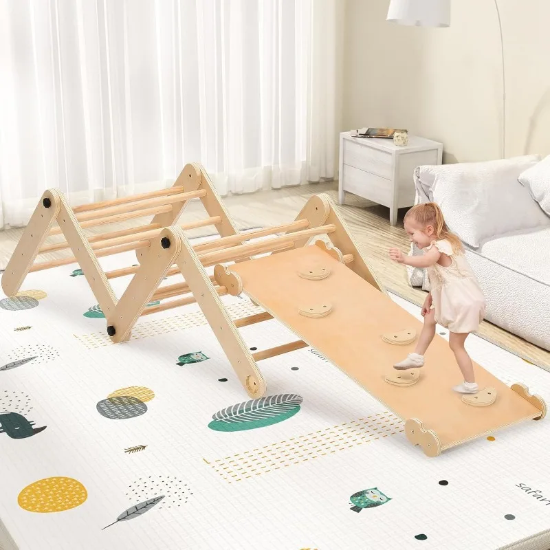 Деформируемый набор треугольных пиклеров, очень большие деревянные игрушки для восхождения для малышей 1-3 внутри, дома. 
Деформируемый набор треугольных пиклеров, очень большие деревянные игрушки для восхождения для малышей 1-3 внутри, дома.