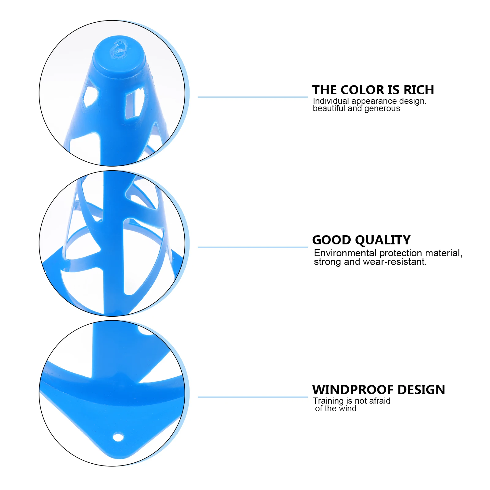 10pcs Football Training Barrel Durable PE Material Kids Sports Toys Outdoor Cones Stacking Storage Reusable
10pcs Football Training Barrel Durable PE Material Kids Sports Toys Outdoor Cones Stacking Storage Reusable