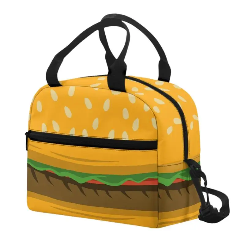 Cute Lunch Box Colorful Reusable Lunch Bag Small Leakproof Food Lunch Containers Detachable Shoulder Strap Creative Hamburger
Cute Lunch Box Colorful Reusable Lunch Bag Small Leakproof Food Lunch Containers Detachable Shoulder Strap Creative Hamburger