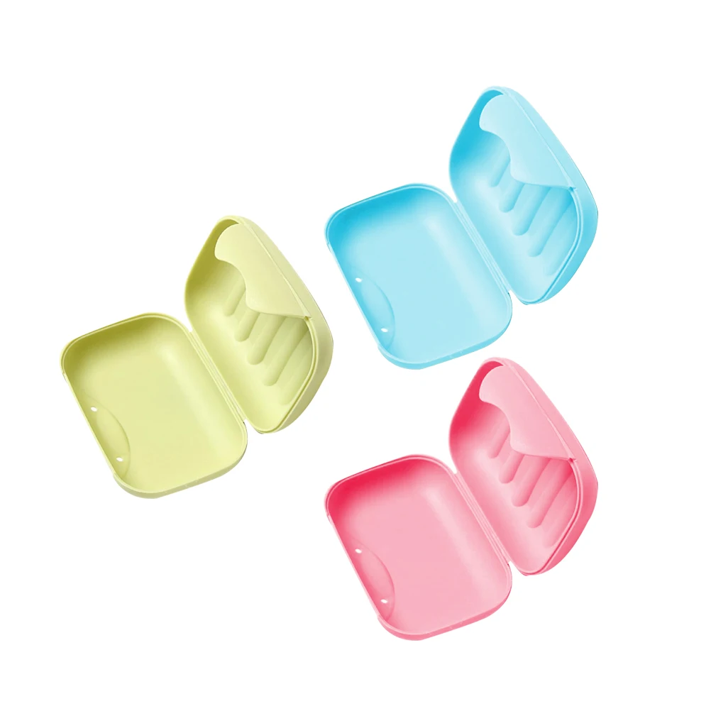 3pcs Waterproof Leakproof Soap Box With Lock Sturdy Plastic Storage Holder For Bathroom Space-Saving Simple Colorful Practical
3pcs Waterproof Leakproof Soap Box With Lock Sturdy Plastic Storage Holder For Bathroom Space-Saving Simple Colorful Practical