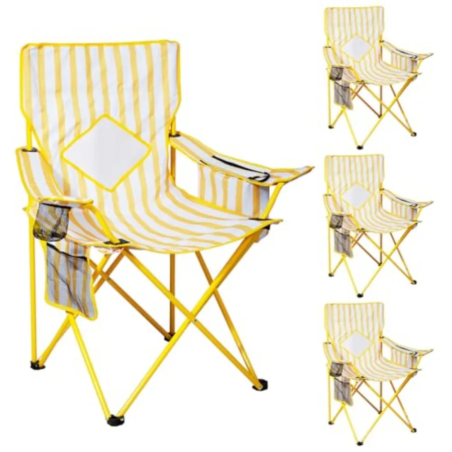Camping chair set for outdoor use polyester fabric yellow foldable with cooler pouch mesh backrest and cup holder pocket
Camping chair set for outdoor use polyester fabric yellow foldable with cooler pouch mesh backrest and cup holder pocket