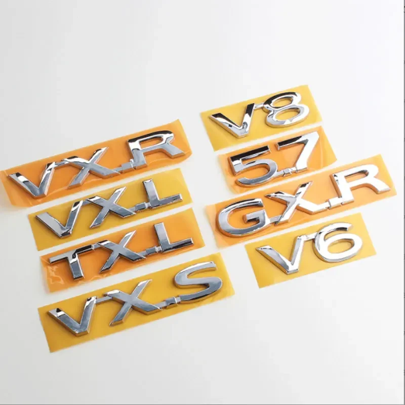 VXS TX GXRi VXRi VX letter Car Stickers for Toyota Domineer TXL Land Cruiser LAND FREE VXR GXR VXL V8 V6 5.7 rear trunk decals 
VXS TX GXRi VXRi VX letter Car Stickers for Toyota Domineer TXL Land Cruiser LAND FREE VXR GXR VXL V8 V6 5.7 rear trunk decals
