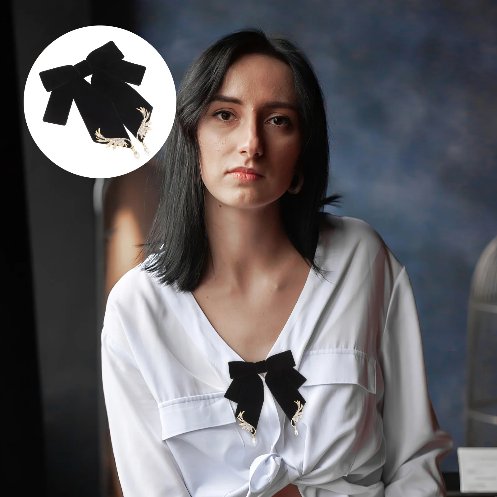 Stylish Bow Tie Brooch Pin Elegant Clothing Accessory Dual Functionality Soft Durable Material Fashion Retro Charm
Stylish Bow Tie Brooch Pin Elegant Clothing Accessory Dual Functionality Soft Durable Material Fashion Retro Charm