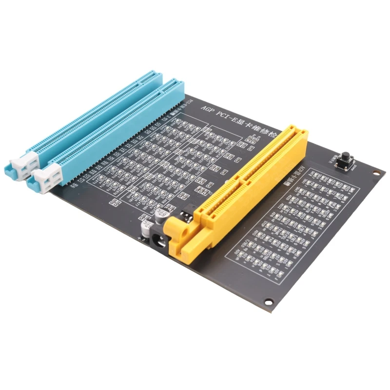 PC AGP PCI-E X16 Dual-Purpose Socket Tester Display Image Video Card Checker Tester Image Card Diagnostic Tool
PC AGP PCI-E X16 Dual-Purpose Socket Tester Display Image Video Card Checker Tester Image Card Diagnostic Tool