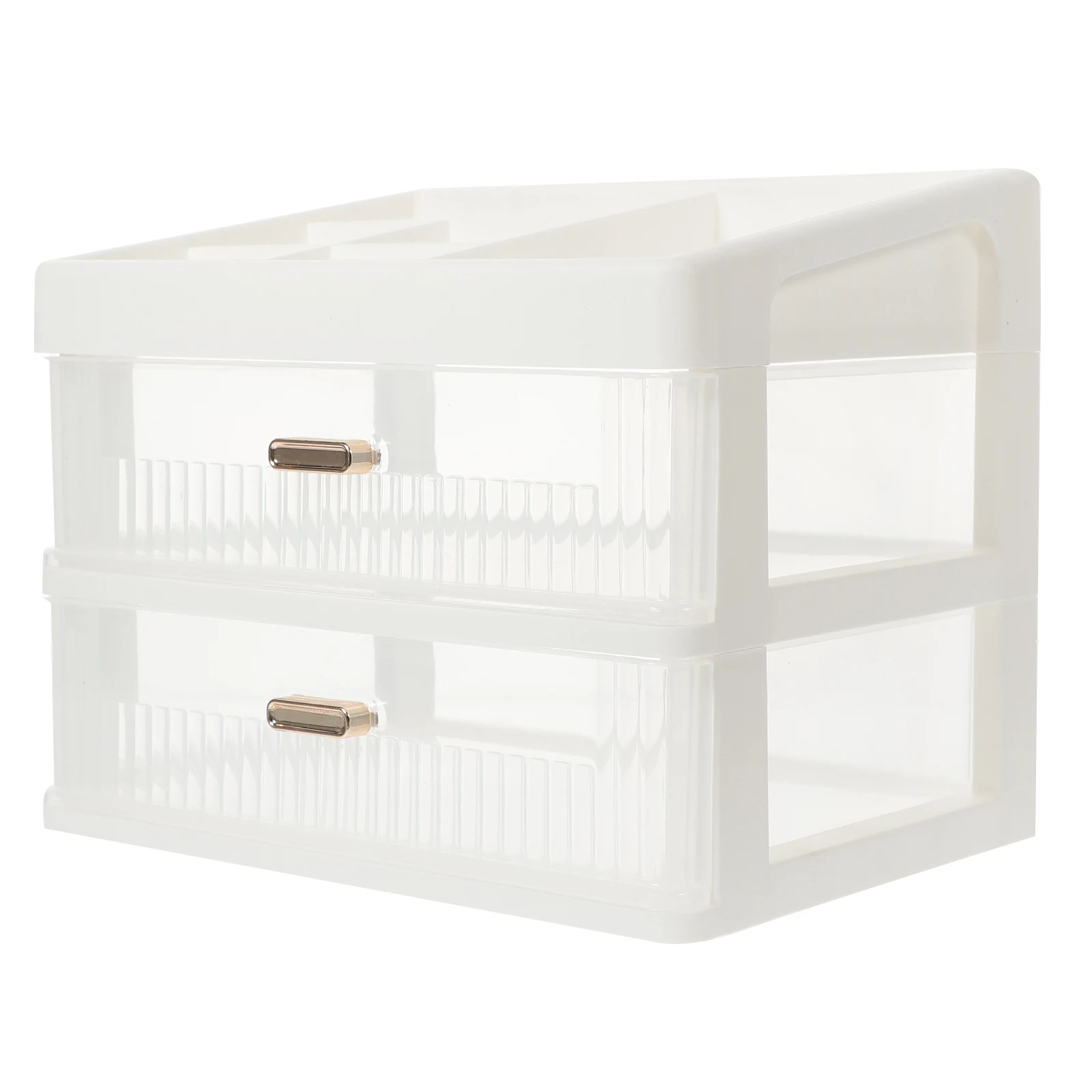 Desktop ganizer Transparent Drawer Storage Box 1 Layer High Cover White Frame PP Compact Space Saving Makeup Vanity ganizers
Desktop ganizer Transparent Drawer Storage Box 1 Layer High Cover White Frame PP Compact Space Saving Makeup Vanity ganizers
