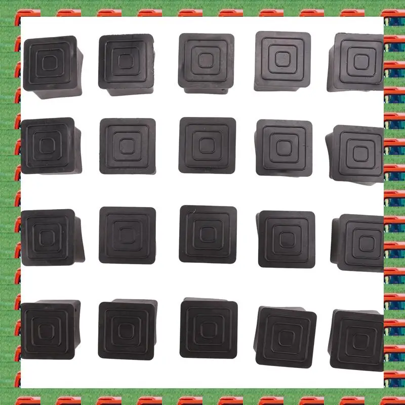 ABMO 20 шт. квадратные резиновые чехлы для ног стула и стола, протекторы 25 мм х 25 мм
ABMO 20 шт. квадратные резиновые чехлы для ног стула и стола, протекторы 25 мм х 25 мм