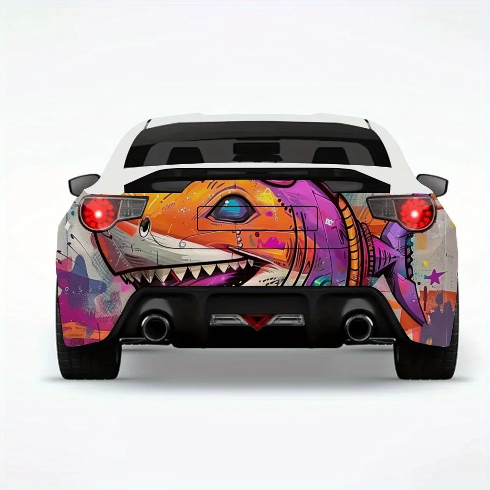 Граффити Акула Астронавт Автомобильная наклейкаВиниловая наклейка на заднюю часть автомобиля, водонепроницаемые самоклеящиеся виниловые наклейки для хвоста и бампера автомобиля,
Граффити Акула Астронавт Автомобильная наклейкаВиниловая наклейка на заднюю часть автомобиля, водонепроницаемые самоклеящиеся виниловые наклейки для хвоста и бампера автомобиля,