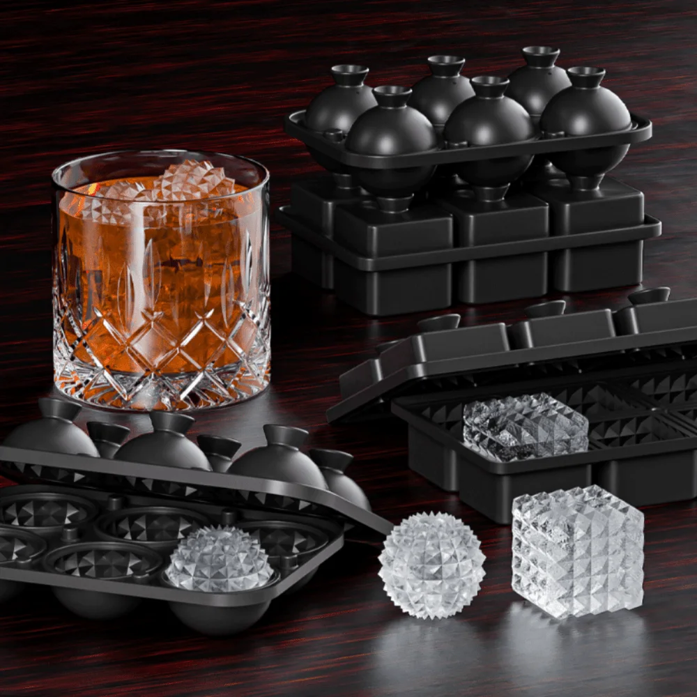 Ice Cube Mold Silicone Tray Easy Make Release Ice Ball Tools with Lid Funnel Perfect for Freezer Chilling Whiskey Parties Drinks
Ice Cube Mold Silicone Tray Easy Make Release Ice Ball Tools with Lid Funnel Perfect for Freezer Chilling Whiskey Parties Drinks