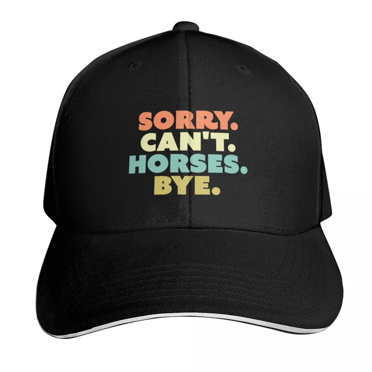 Sorry Can't Horses Bye Бейсбольная кепка Мужская шляпа от солнца Солнцезащитная шляпа для детей Новая шляпа Элегантные женские шляпы Мужские
Sorry Can't Horses Bye Бейсбольная кепка Мужская шляпа от солнца Солнцезащитная шляпа для детей Новая шляпа Элегантные женские шляпы Мужские