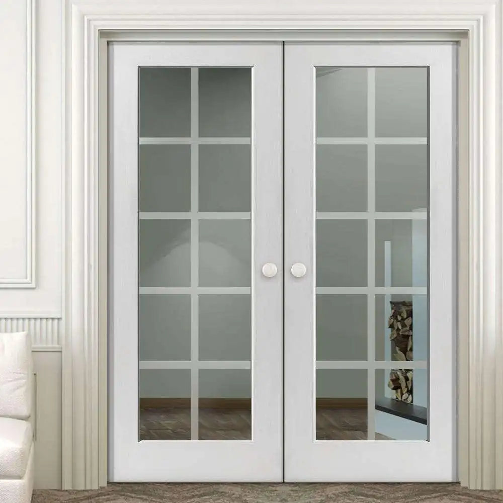 Applicable To Entrance Aluminum Frame Tempered Glass French Door Modern Design French Double Doors Durable Security Front Doors
Applicable To Entrance Aluminum Frame Tempered Glass French Door Modern Design French Double Doors Durable Security Front Doors