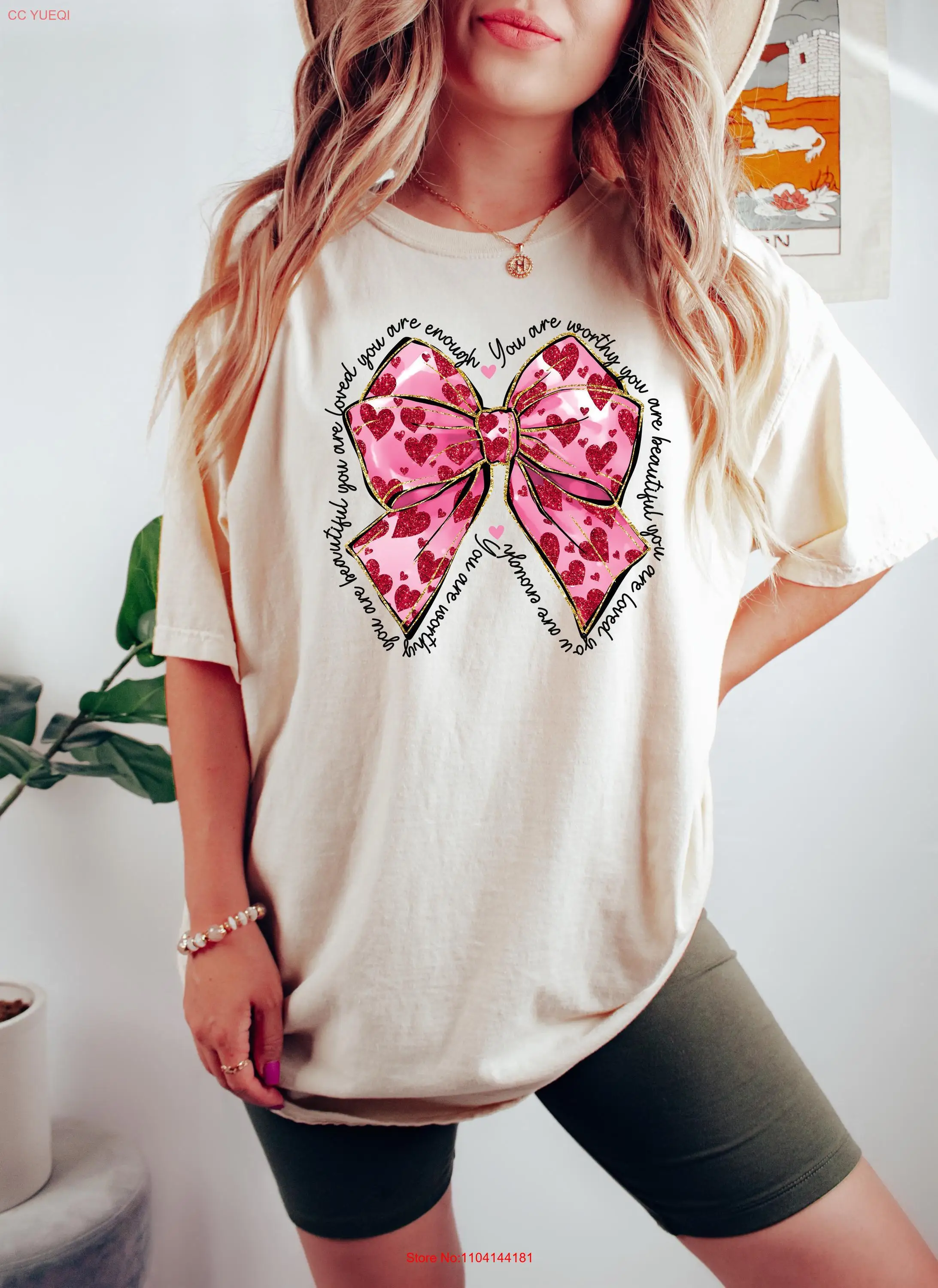 Valentine Day T Shirt Beautiful Coquette Romantic Worthy Ribbon Flirty Bible Verse Lover Comfort Colors
Valentine Day T Shirt Beautiful Coquette Romantic Worthy Ribbon Flirty Bible Verse Lover Comfort Colors