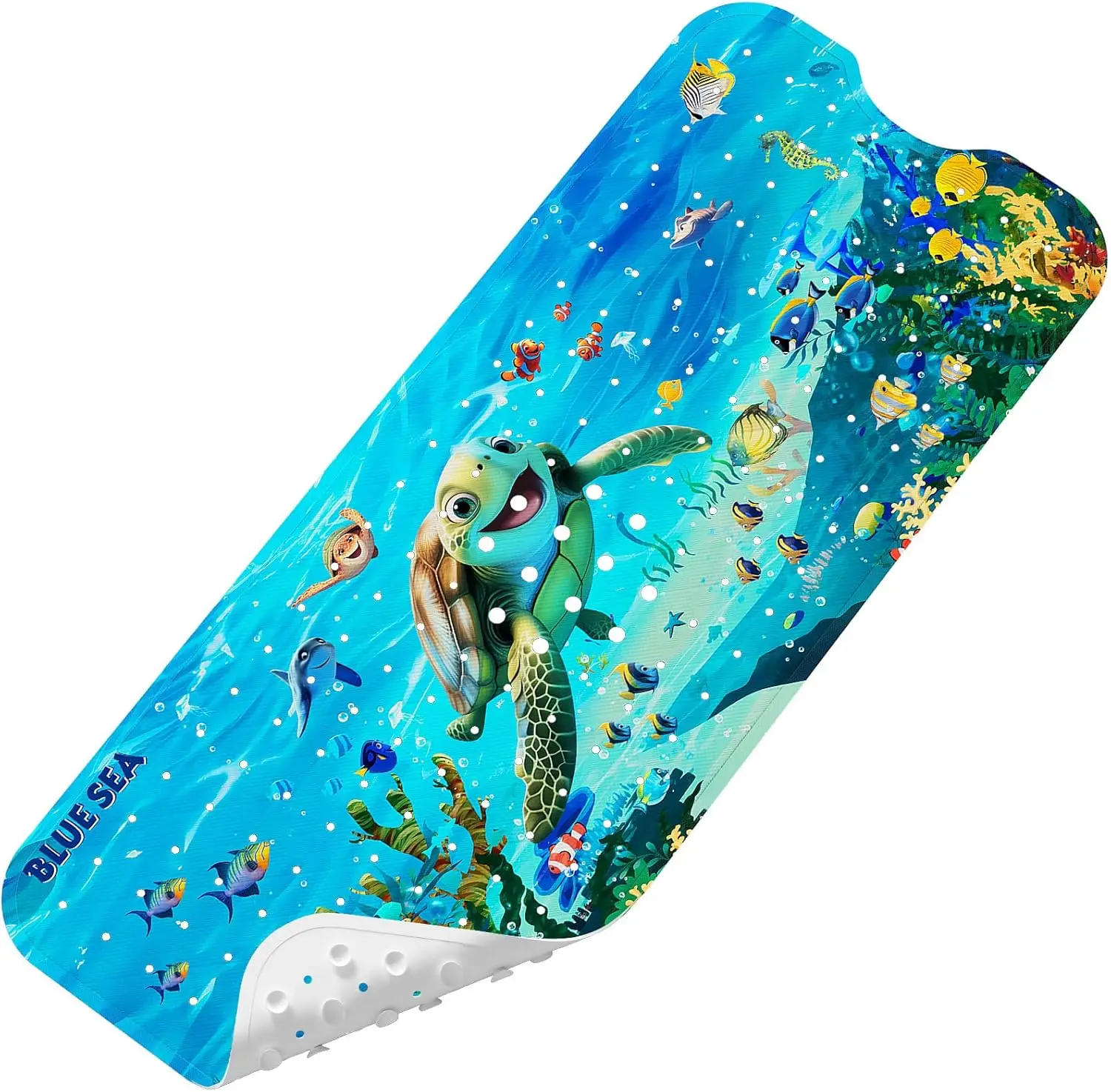 Non Slip Baby Bath Mat for Tub, Extra Long 40x16, BPA Free, 200 Suction Cups, Machine Washable, No Fading
Non Slip Baby Bath Mat for Tub, Extra Long 40x16, BPA Free, 200 Suction Cups, Machine Washable, No Fading