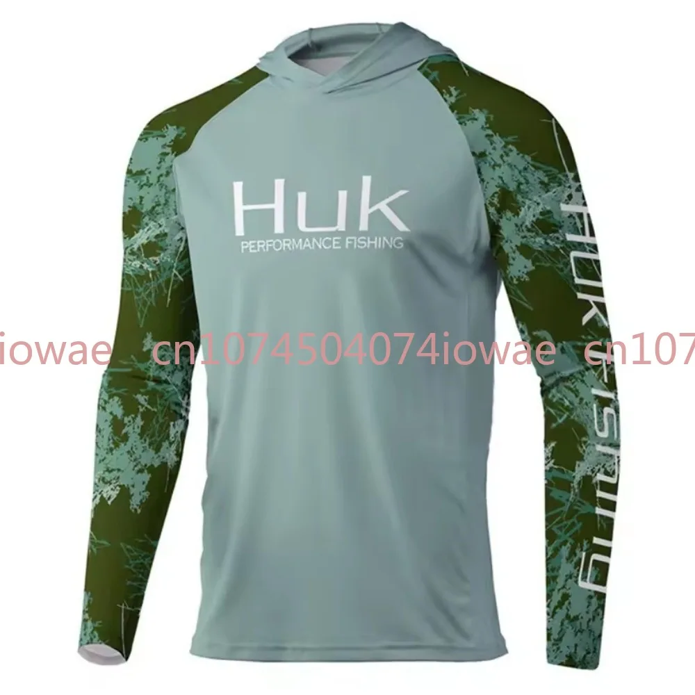 Новая мужская рыболовная рубашка HUK с длинным рукавом, быстросохнущая, легкая, с защитой от солнца, с капюшоном
Новая мужская рыболовная рубашка HUK с длинным рукавом, быстросохнущая, легкая, с защитой от солнца, с капюшоном