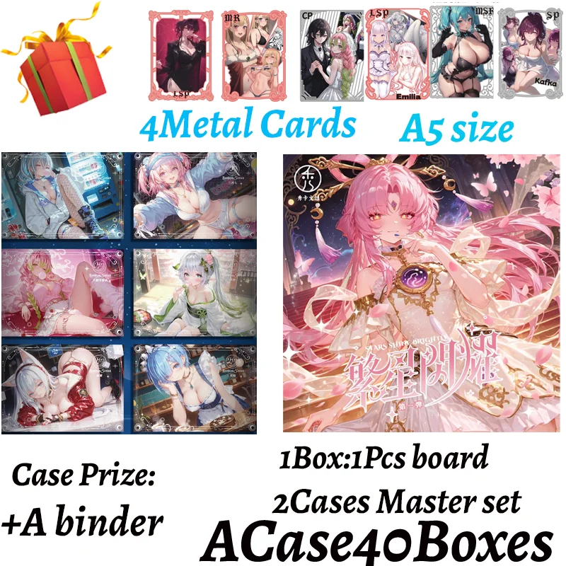Новые доски Goddess A5 Waifu STARS SHINE BRIGHTO Spicy Hobby Doujin Редкие коллекционные доски Торговая карта Hutao Ganyou Аниме Подарок T
Новые доски Goddess A5 Waifu STARS SHINE BRIGHTO Spicy Hobby Doujin Редкие коллекционные доски Торговая карта Hutao Ganyou Аниме Подарок T