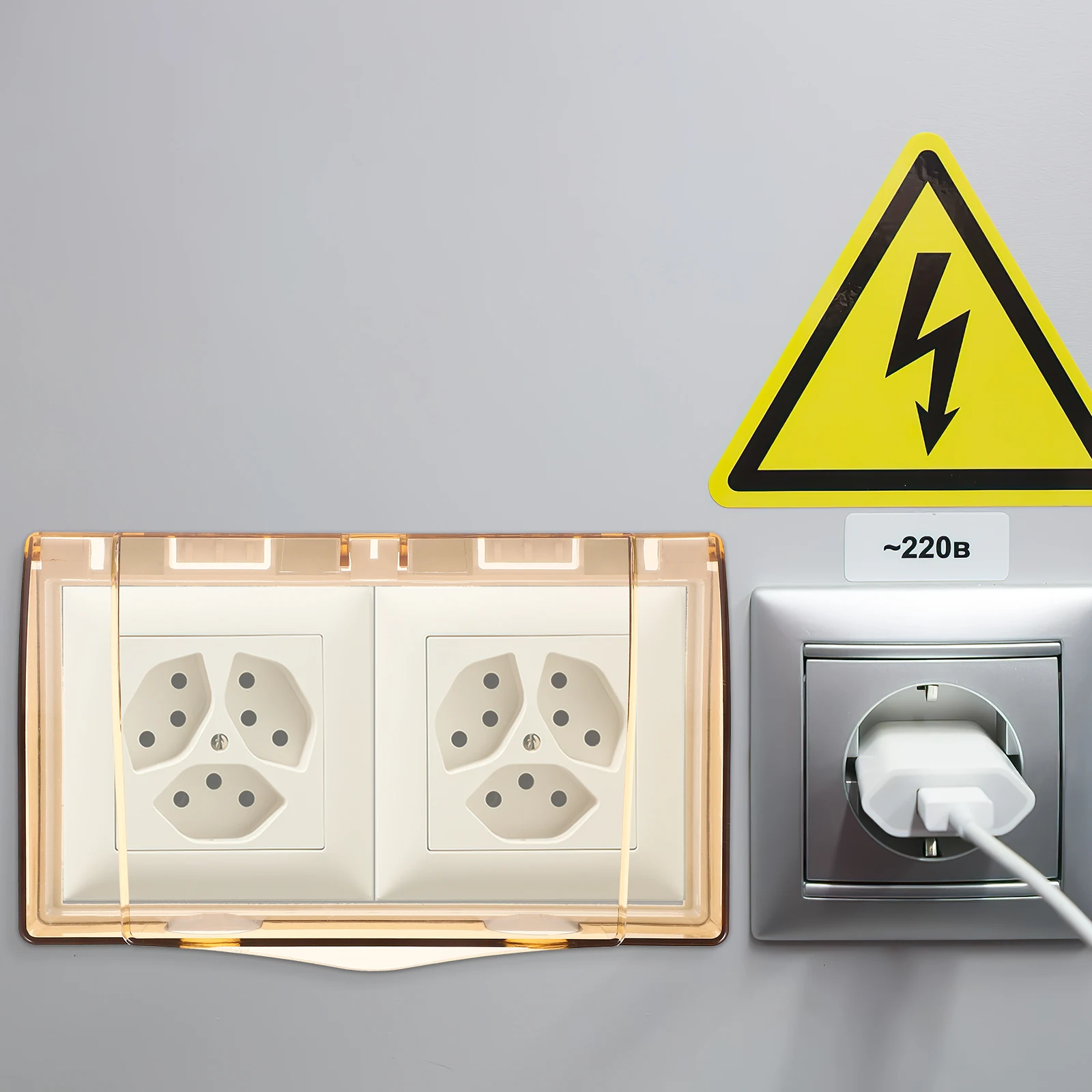 Waterproof Outlet Cover For Outdoor Electrical Box Weatherproof Receptacle Protector Bathroom Kitchen Socket Cover Exterior
Waterproof Outlet Cover For Outdoor Electrical Box Weatherproof Receptacle Protector Bathroom Kitchen Socket Cover Exterior