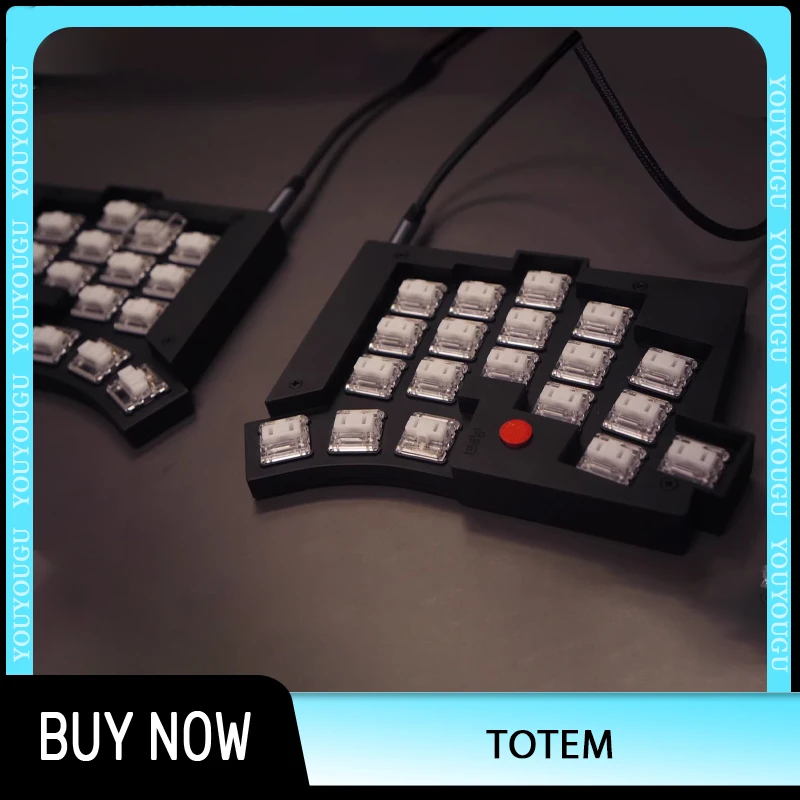 TOTEM Trackpoint Сплит-клавиатура Эргономичная проводная одномодовая клавиатура с возможностью горячей замены Низкопрофильная Kailh Choc V1 Поддержка QMK-VIAL
TOTEM Trackpoint Сплит-клавиатура Эргономичная проводная одномодовая клавиатура с возможностью горячей замены Низкопрофильная Kailh Choc V1 Поддержка QMK-VIAL