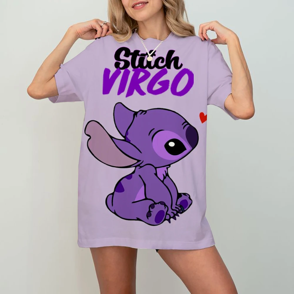 Disney Kawaii Women's T-shirt Disney Lilo&Stitch Casual Y2k Tshirt Round Neck Short Sleeved T-shirt 2025 Summer Women's Clothing
Disney Kawaii Women's T-shirt Disney Lilo&Stitch Casual Y2k Tshirt Round Neck Short Sleeved T-shirt 2025 Summer Women's Clothing