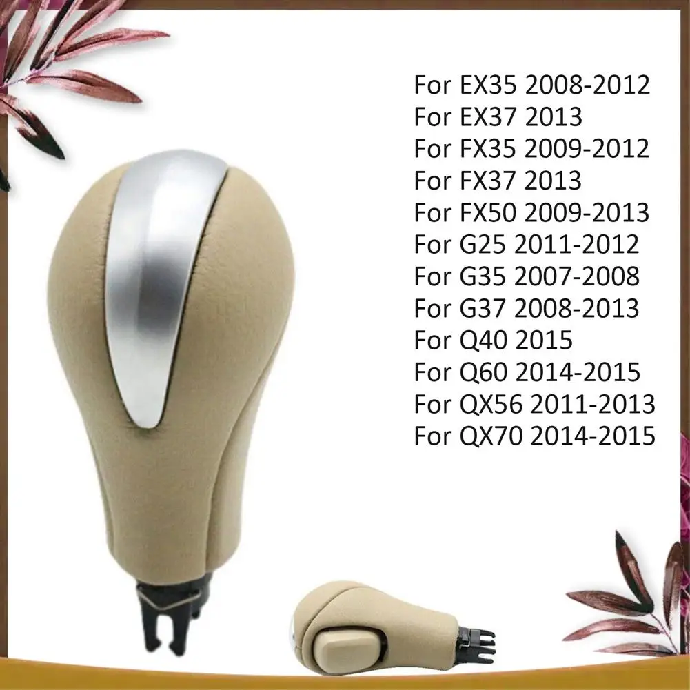 AB59-34910-1LA6C Gear Shift Knob For Nissan Infiniti QX56 G25 G37 FX37 EX37 QX70 Q60 QX50 Parts Beige
AB59-34910-1LA6C Gear Shift Knob For Nissan Infiniti QX56 G25 G37 FX37 EX37 QX70 Q60 QX50 Parts Beige