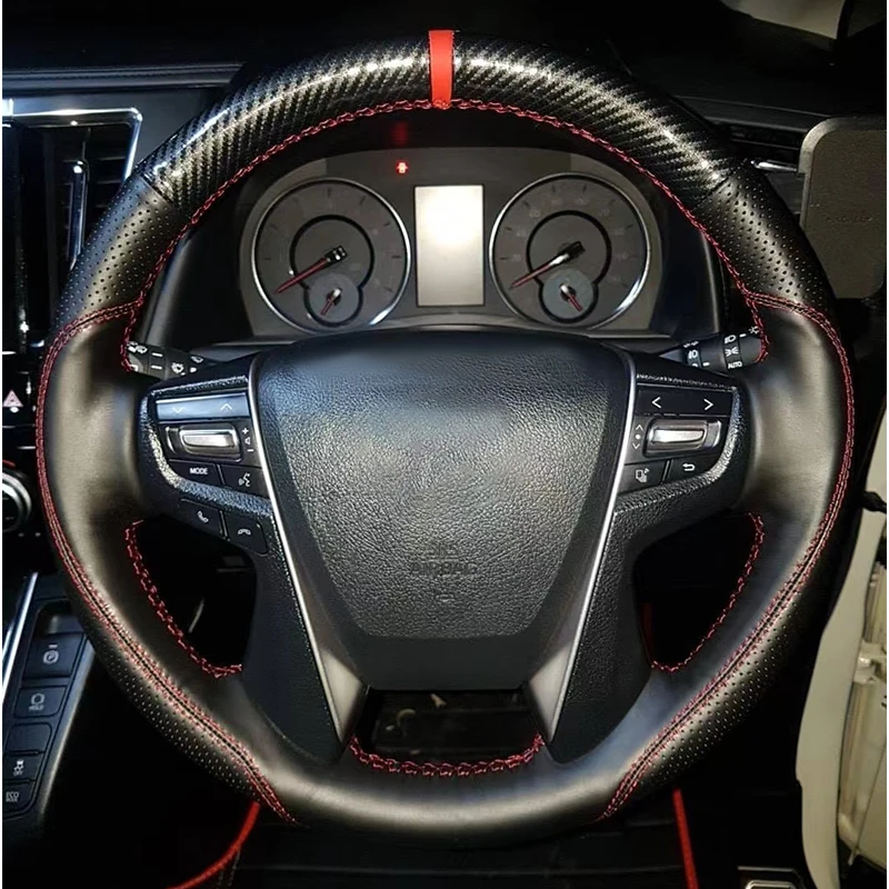 Braiding on The Steering Wheel For Toyota Alphard Vellfire steering wheel 30 Series 2016-2022 Year Tuning Car Hand-sewing Cover
Braiding on The Steering Wheel For Toyota Alphard Vellfire steering wheel 30 Series 2016-2022 Year Tuning Car Hand-sewing Cover