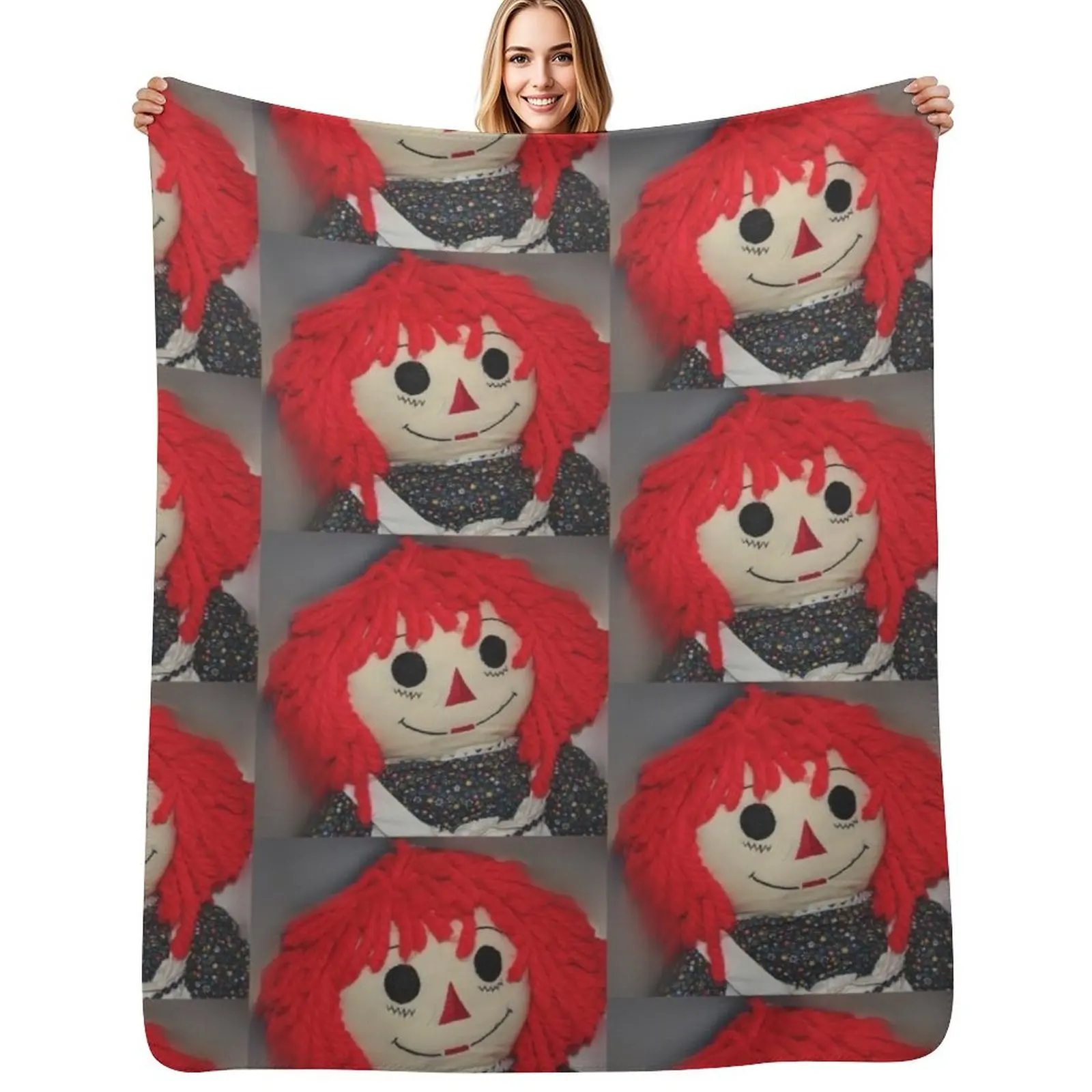 Sweet Raggedy Ann Throw Blanket Lightweight Warm Blanket for Travel Camping
Sweet Raggedy Ann Throw Blanket Lightweight Warm Blanket for Travel Camping
